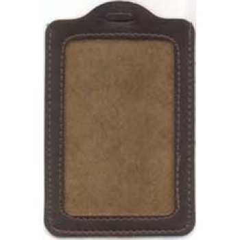 Leatherette Badge Holder Vertical - 20 pack